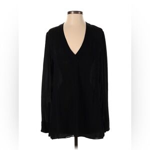 Wilfred 100% Silk V-Neck Blouse
